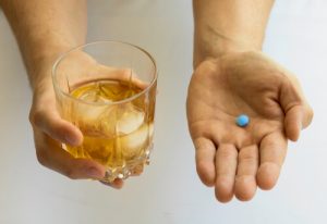 alcohol and pills consumed together