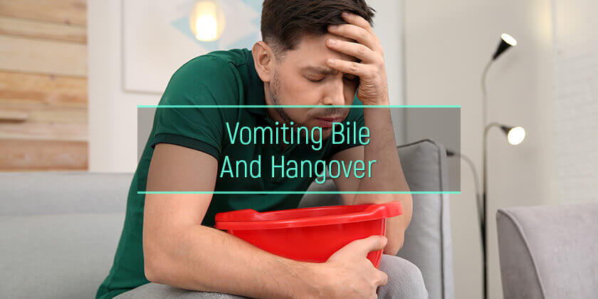 hangover bile vomiting