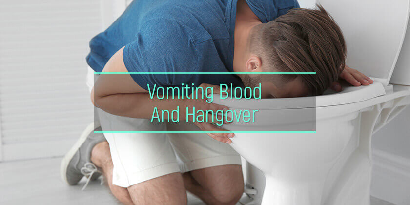 hangover vomiting blood